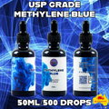 Methylene Blue | USP Grade 1% Solution | 50ML / 0.5g | Ultra High Purity